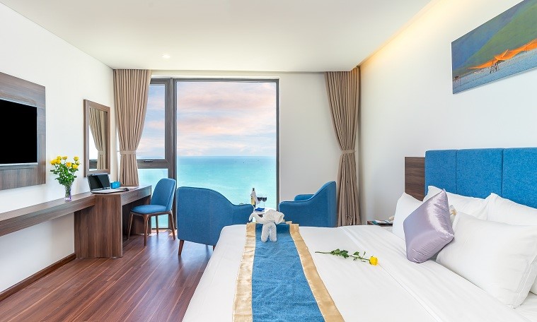 Phòng Premium Deluxe Double Sea View